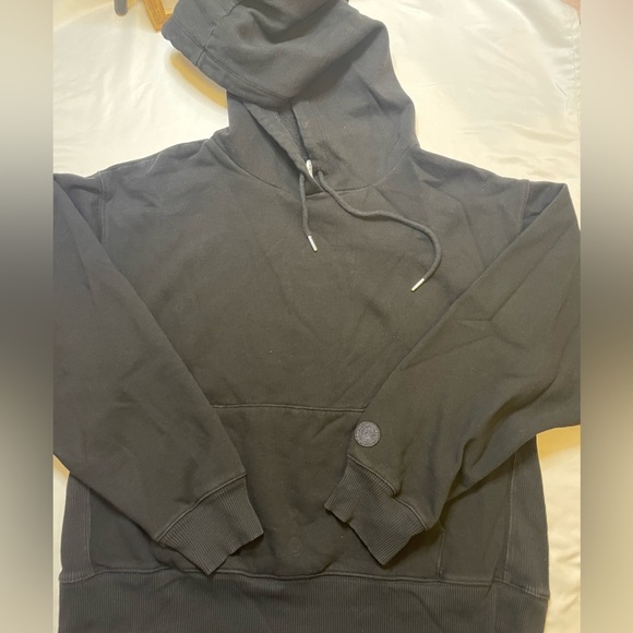 Pink size medium black sweatshirt hoodie - Picture 2 of 7